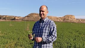Foto de Robert Jaimejuan, el agricultor leridano que tiene como reto defender la calidad y sostenibilidad de la alfalfa europea