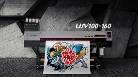 Foto de La Mimaki UJV100-160, premiada como la mejor impresora rotativa por EDP