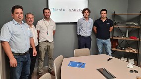 Foto de Lesta y Cabycal firman un acuerdo para distribucin de los robots de pintura italianos en Espaa