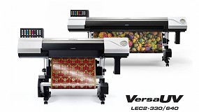 Foto de Roland DG lanza las impresoras/cortadoras VersaUV LEC2 y las impresoras planas de gran formato Serie S