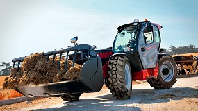 Foto de Los neumticos Alliance 585, opcin de fbrica para los manipuladores telescpicos Manitou MLT NewAg