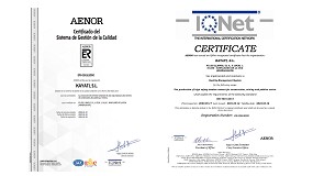 Foto de Kayati renueva su certificado de calidad segn ISO 9001:2015