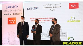 Foto de Pladur recibe el Premio Comunidad de Madrid a la Innovación en Diseño en Soluciones Constructivas