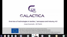 Foto de La AEI Txtils organiz el segundo webinar de Galactica