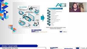 Foto de La AEI Txtils comparti su experiencia de colaboracin en los EU Industry Days 2021