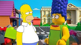 Foto de Primera imagen del episodio de los Simpson con esttica LEGO