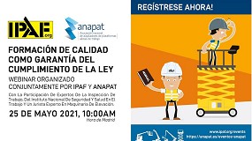 Picture of [es] Anapat e Ipaf celebrarn un webinar sobre la formacin de operadores de PEMP el 25 de mayo