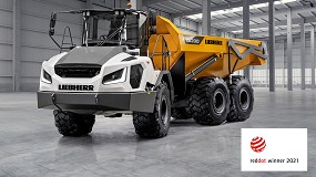 Foto de El nuevo dmper articulado de Liebherr, galardonado con el Red Dot Award 2021