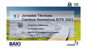 Foto de Ciclo de jornadas Conaif sobre las novedades del RITE 2021