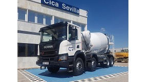 Foto de ridos y Hormigones Hispalenses incorpora tres camiones Scania XT