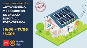 Picture of [es] 'Autoconsumo y produccin de energa elctrica fotovoltaica', nuevo curso online de Fenercom