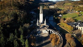 Foto de Soluciones de andamio a medida para la restauración del Santuario de Lourdes