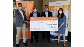 Foto de Ledvance y Sonepar Ibérica donan a la Fundación Aladina 3.000 euros para apoyar la lucha contra el cáncer infantil