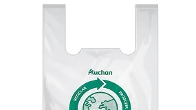 Foto de Auchan já reutilizou 130 toneladas de plástico separado nas suas lojas para produzir o saco Eco Circular