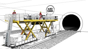Foto de Palfinger desarrolla una plataforma a medida para las labores de mantenimiento del Eurotunnel