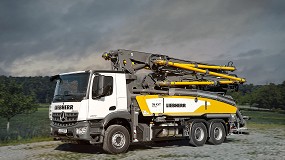 Foto de Liebherr presenta su nueva bomba de hormign sobre camin 36 XXT: ligera, compacta y flexible