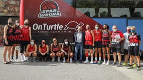 Foto de OnTurtle, nuevo patrocinador del equipo de baloncesto femenino Spar Girona