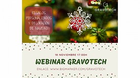 Foto de Gravotech propone en un webinar ideas originales para regalos personalizados y decoración de Navidad
