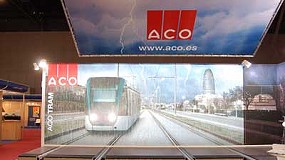 Foto de Aco particip en Bcn Rail con su nuevo canal para instalaciones ferroviarias