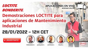 Foto de Loctite organiza el webinar ‘Demostraciones Loctite para aplicaciones de Mantenimiento Industrial’