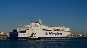 Foto de El ferry Salamanca de Brittany Ferries realiza su primer atraque tcnico en el Puerto de Bilbao