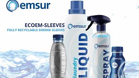 Foto de Emsur presenta Ecoem-Sleeves, nueva gama de mangas retráctiles reciclables junto con las botellas de PET