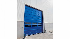 Foto de El lector de tarjetas en las puertas rpidas Ferroflex mejora la seguridad de los edificios industriales