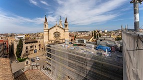 Foto de Nueva fachada ventilada de Ursa en la ampliacin del Museo del Vino en Vilafranca del Peneds