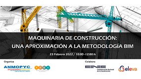 Foto de Anmopyc y PTEC organizan el webinar 'Maquinaria de construcción: Una aproximación a la metodología BIM'