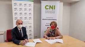 Foto de Acuerdo de Colaboracin entre CNI y Ashrae Spain Chapter