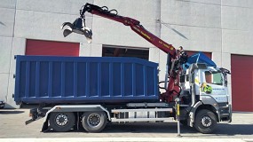 Foto de Transgrúas entrega una grúa para reciclaje LIV L140NZ