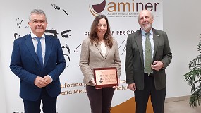 Foto de Encarna Freire gana el II Premio de periodismo ‘Paco Moreno’ sobre minería metálica andaluza de Aminer