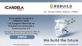 Foto de iCANDELA te invita a visitar Rebuild 2022