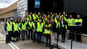 Foto de Los alumnos de Arquitectura de la Universidad de Navarra visitan la fbrica de BMI
