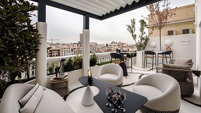 Foto de La prgola bioclimtica de Durmi corona la terraza 'Sky Lounge'