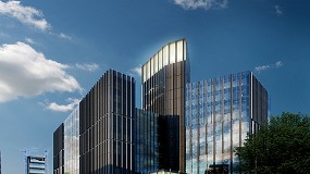 Foto de Complexo de edifícios Pharo Business Center em Milão, com vidro Stopray Vision-60 T nas fachadas