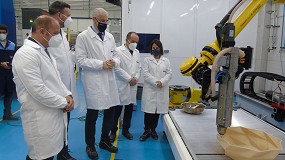 Foto de Miembros del gobierno gallego visitan las instalaciones de Aimen