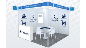 Foto de Guandong muestra su oferta Fespa Global Print Expo 2022 en un espacio Meeting Point