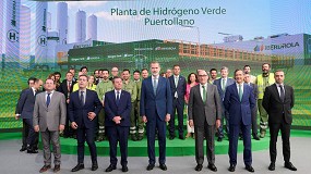 Foto de Felipe VI inaugura la planta de amoniaco y fertilizantes verdes de Fertiberia