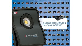 Foto de Scangrip Connect: iluminação profissional compatível com todas as principais baterias de ferramentas elétricas