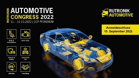 Foto de El Congreso de Automocin Rutronik 2022 se centra en los ecosistemas disruptivos para el mercado de la automocin del futuro