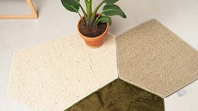 Foto de Nutcreatives designed the Trencads sustainable collection for Barcelona Rugs, modular carpets made from pre-consumer waste