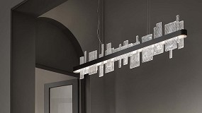 Foto de Ribbon ceiling lamp by Oriano Favaretto for Masiero