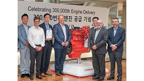 Foto de Cummins alcanza los 300.000 motores entregados a Hyundai Construction Equipment