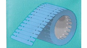 Foto de GRS90103: pacote de 900 grampos de papel azul (ficha de produto)
