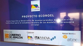 Foto de El proyecto Ecoroel presenta sus resultados en el reciclaje y reutilizacin de tejidos de prendas de proteccin