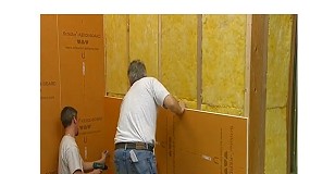 Foto de Schlüter®-KERDI-BOARD: preparação da parede de suporte de madeira para colocação de tijoleira (vídeo)