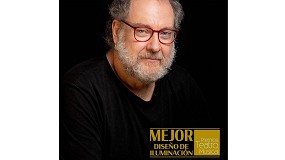 Foto de Juanjo Llorens, Premio al Mejor Diseo de Iluminacin de los Premios de Teatro Musical