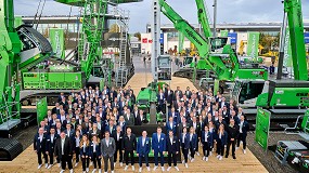 Foto de El 'corazn verde' de Sennebogen lati con ms fuerza que nunca en Bauma 2022