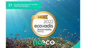 Foto de Naeco obtiene la medalla de oro de Ecovadis por su compromiso con la sostenibilidad